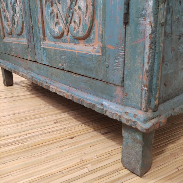 CREDENZA VINTAGE INDIANA BORDO SCOLPITO