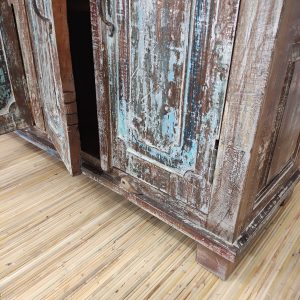 Credenza indiana shabby celeste verde acqua