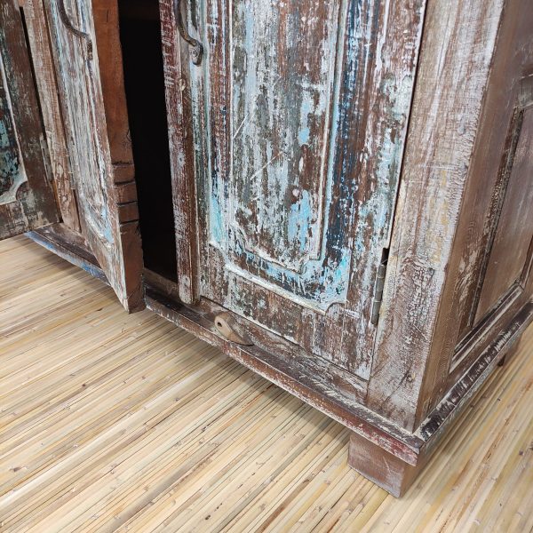 Credenza indiana shabby celeste verde acqua