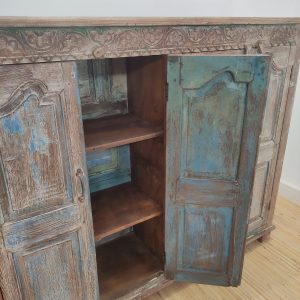 mobile indiano shabby finestra antica
