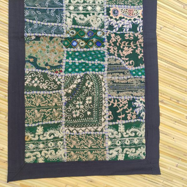 arazzo indiano verde da appendere