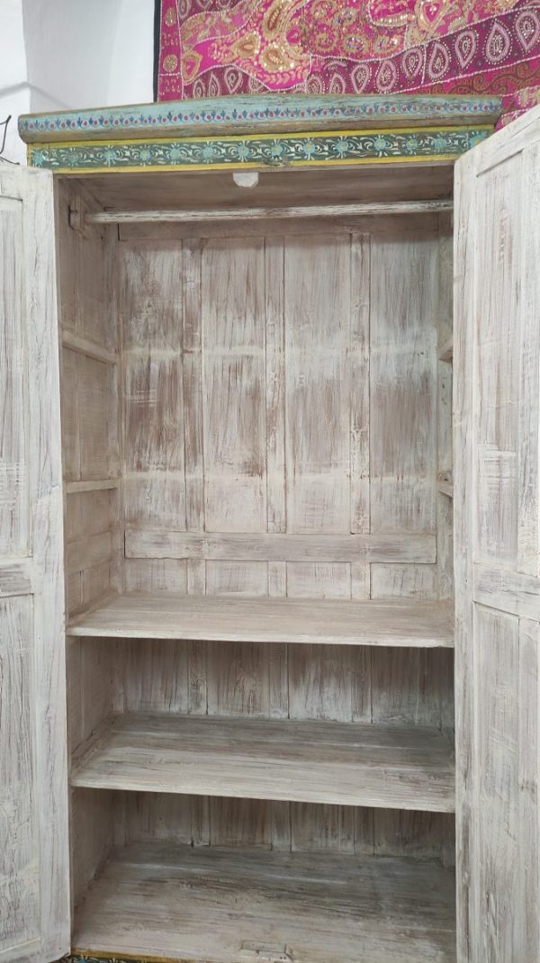 ARMADIO INDIANO DECORATO - immagine 7