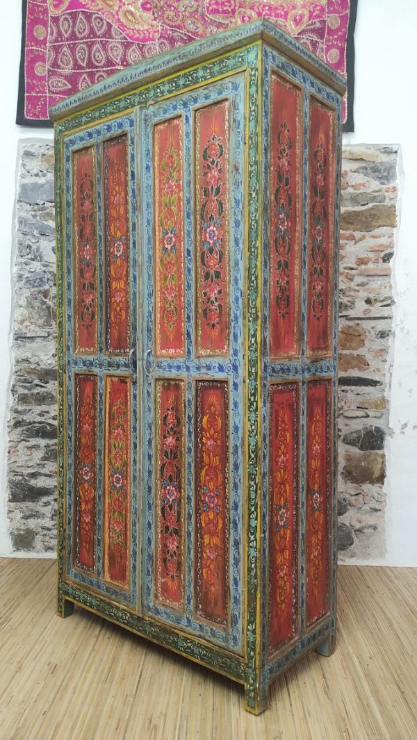 ARMADIO INDIANO DECORATO - immagine 4