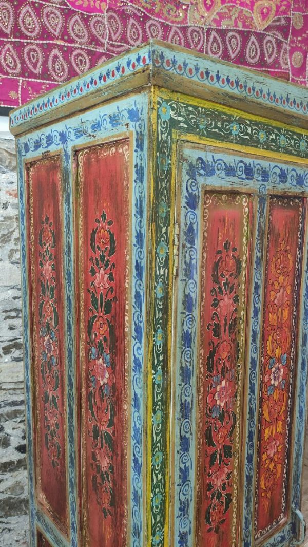 ARMADIO INDIANO DECORATO - immagine 10