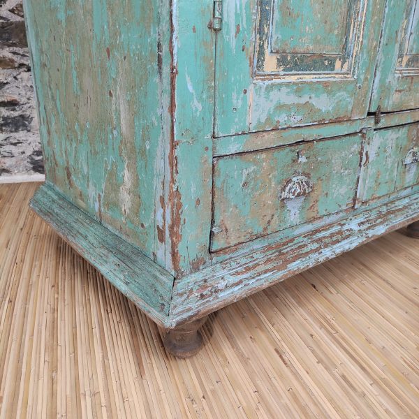 ARMADIO INDIANO VINTAGE CON CASSETTI