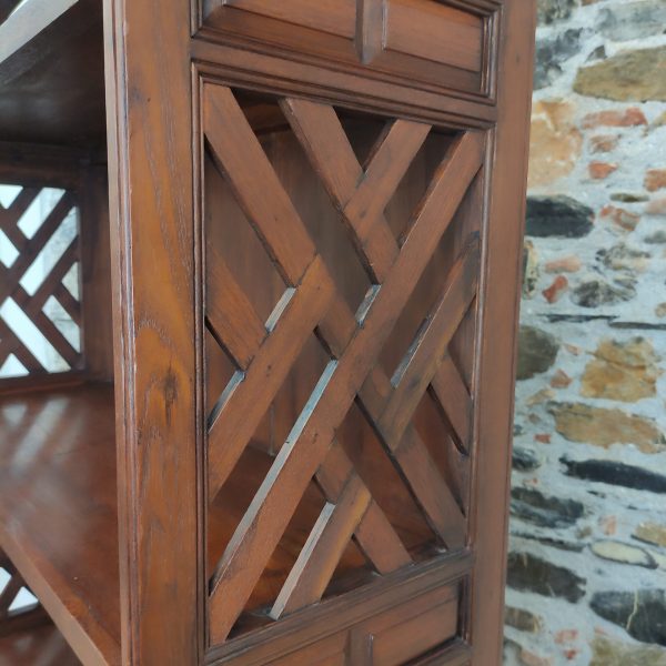 LIBRERIA ETNICA THAILANDESE DECORAZIONE LATERALE