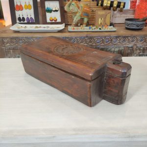 scatola in legno portaspezie indiana