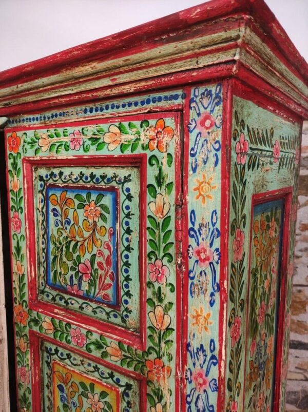 ARMADIO DECORATO A FIORI - immagine 5
