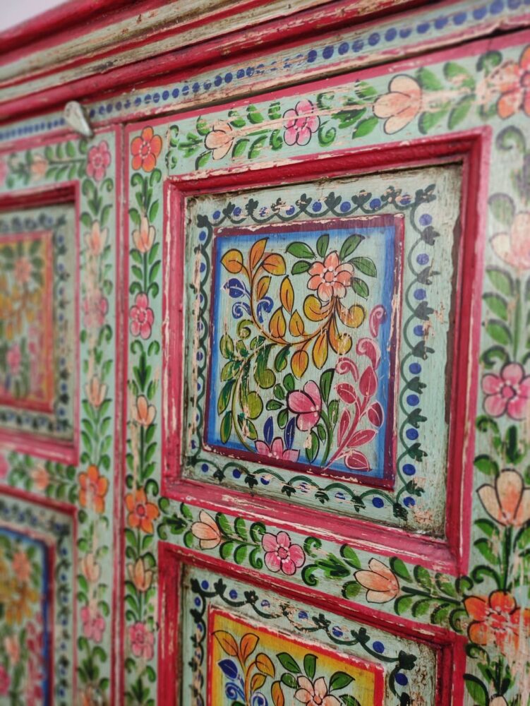 ARMADIO DECORATO A FIORI - immagine 9