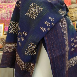 SCIARPA BLOCK PRINT COTONE INDIANA