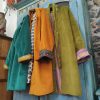 giacca in velluto e sari diversi colori taglia unica