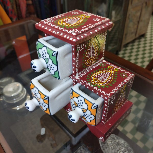 PICCOLE CASSETTIERE IN LEGNO E CERAMICA - immagine 19
