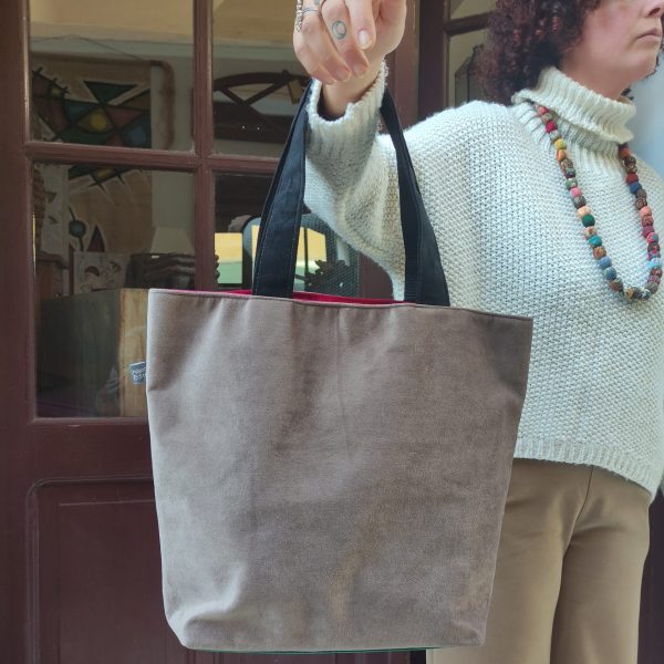 BORSA SHOPPING IN VELLUTO - immagine 2