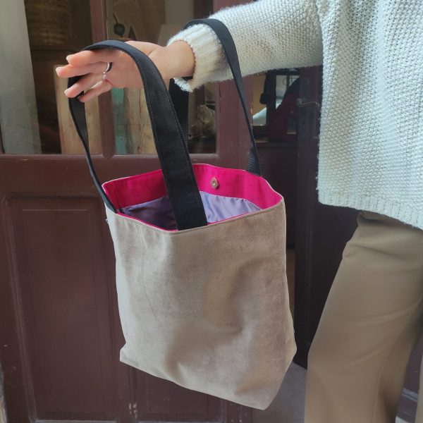 BORSA SHOPPING IN VELLUTO - immagine 6