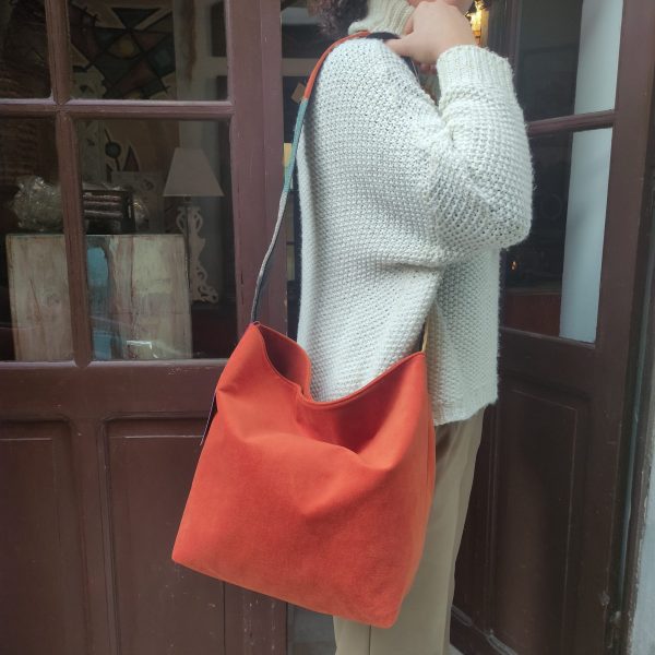 BORSA A TRACOLLA IN VELLUTO - immagine 9