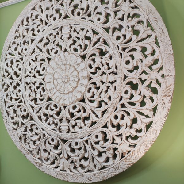 PANNELLO DECORATIVO BIANCO MANDALA - immagine 2