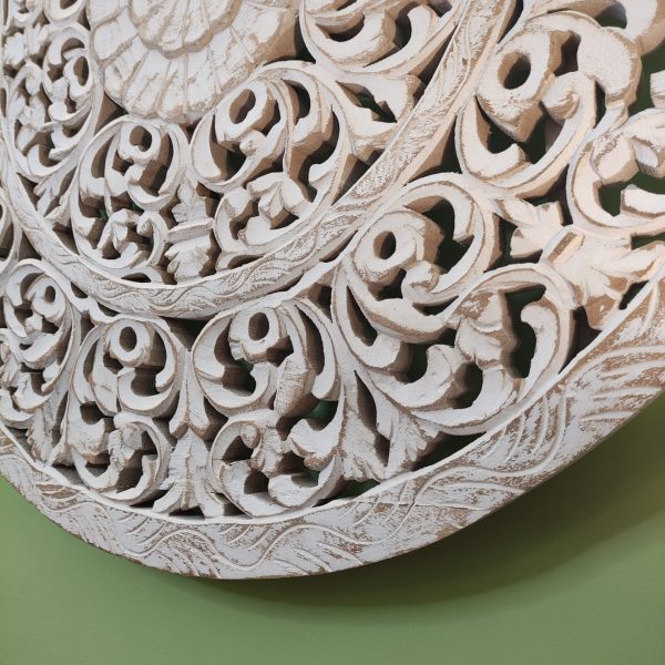 PANNELLO DECORATIVO BIANCO MANDALA - immagine 3