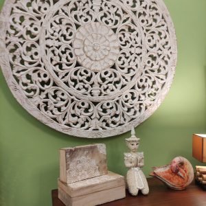 PANNELLO DECORATIVO BIANCO MANDALA