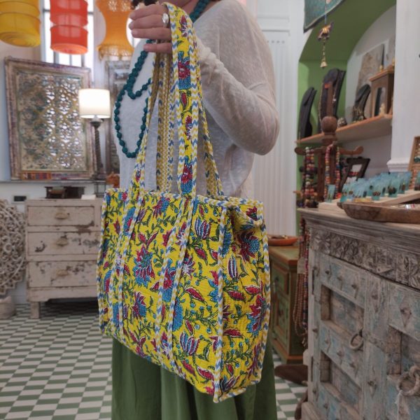 BORSA INDIANA IN COTONE - immagine 4