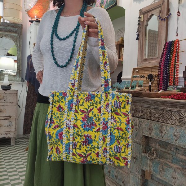BORSA INDIANA IN COTONE - immagine 2