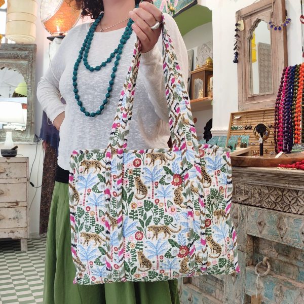 BORSA INDIANA IN COTONE - immagine 6