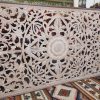 Pannello decorativo indonesiano da parete legno sbiancato