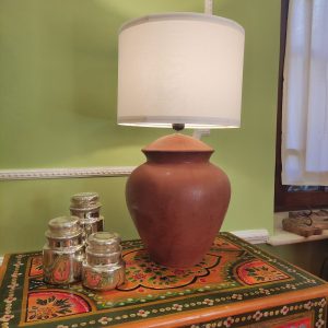 LAMPADA MAROCCO IN TERRACOTTA ARTIGIANALE