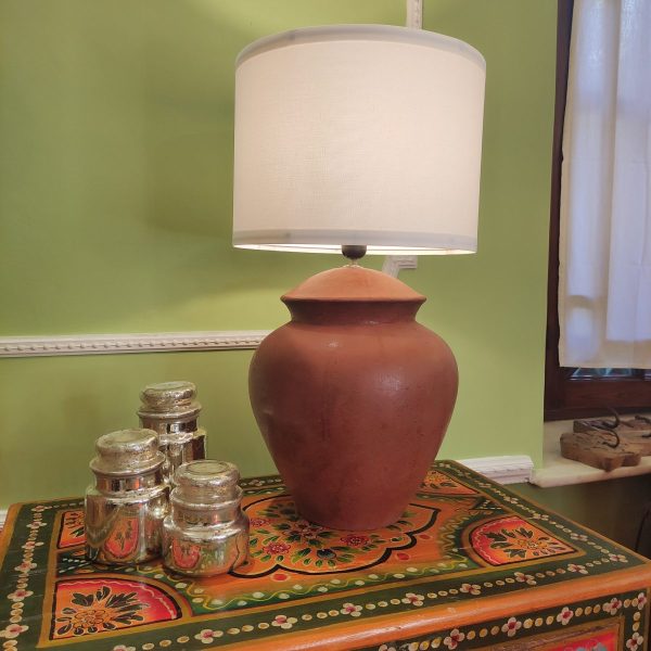 LAMPADA MAROCCO IN TERRACOTTA ARTIGIANALE