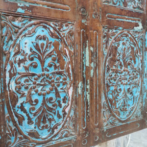 finestra indiana blu decorazione da parete