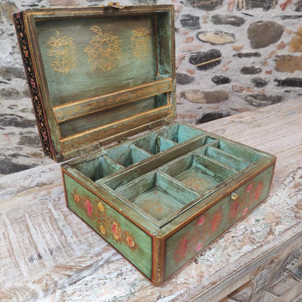 PORTAGIOIE INDIANO VERDE TURCHESE - immagine 3
