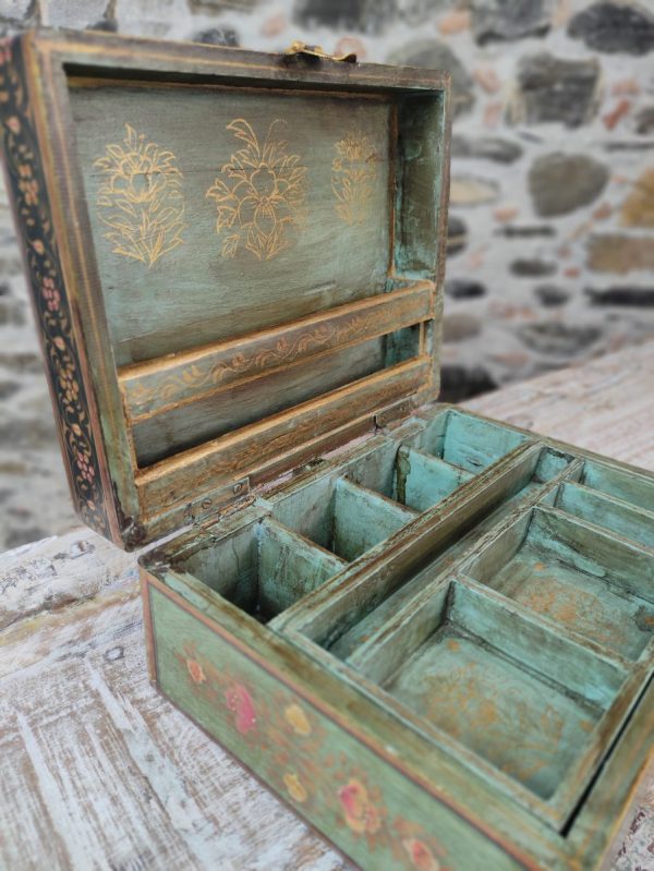 PORTAGIOIE INDIANO VERDE TURCHESE - immagine 4