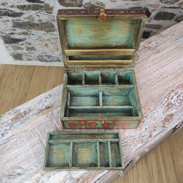 PORTAGIOIE INDIANO VERDE TURCHESE - immagine 5
