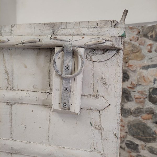 ANTICA PORTA INDIANA DIPINTA A FIORI