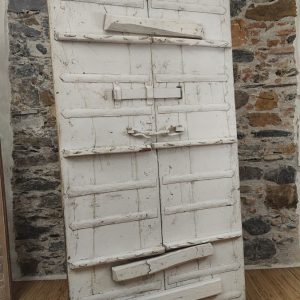 ANTICA PORTA INDIANA DIPINTA A FIORI