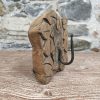 appendiabito da parete legno block print indiano