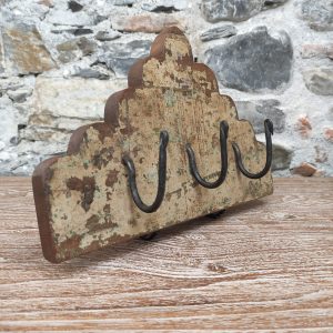 appendiabiti legno tre ganci forma a cupola