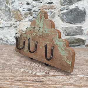 appendiabiti legno tre ganci forma a cupola