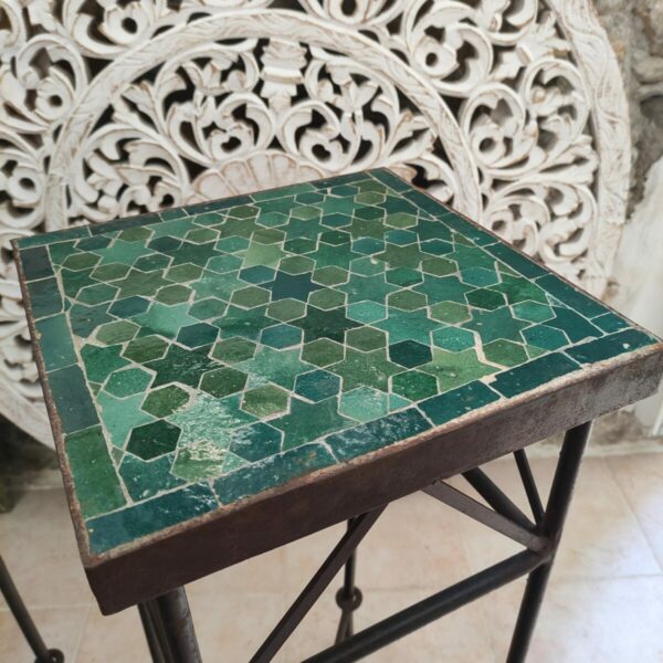 piano zellige verde di trespolo marocchino