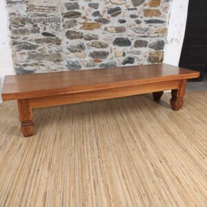rustico tavolino lungo legno indonesiano