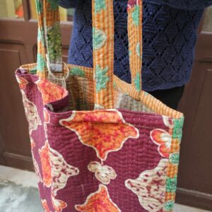 borsa multicolor shopper indiana aperta