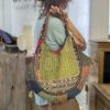 Borsa indiana a mano tonda vintage