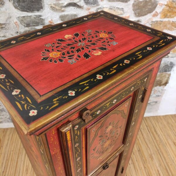 MOBILETTO COLONNA ROSSO A FIORI - immagine 8