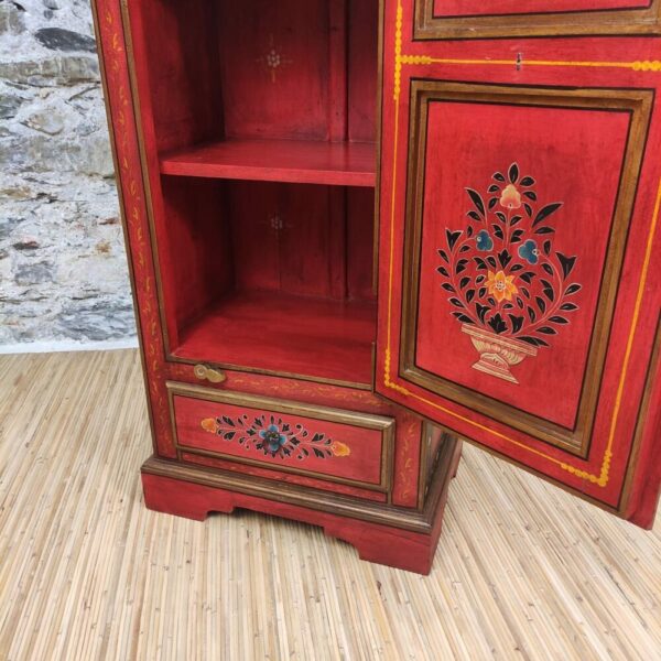 MOBILETTO COLONNA ROSSO A FIORI - immagine 6