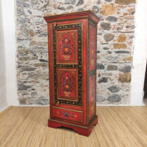 MOBILETTO COLONNA ROSSO A FIORI
