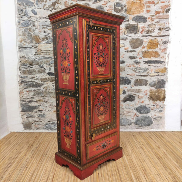 MOBILETTO COLONNA ROSSO A FIORI - immagine 4