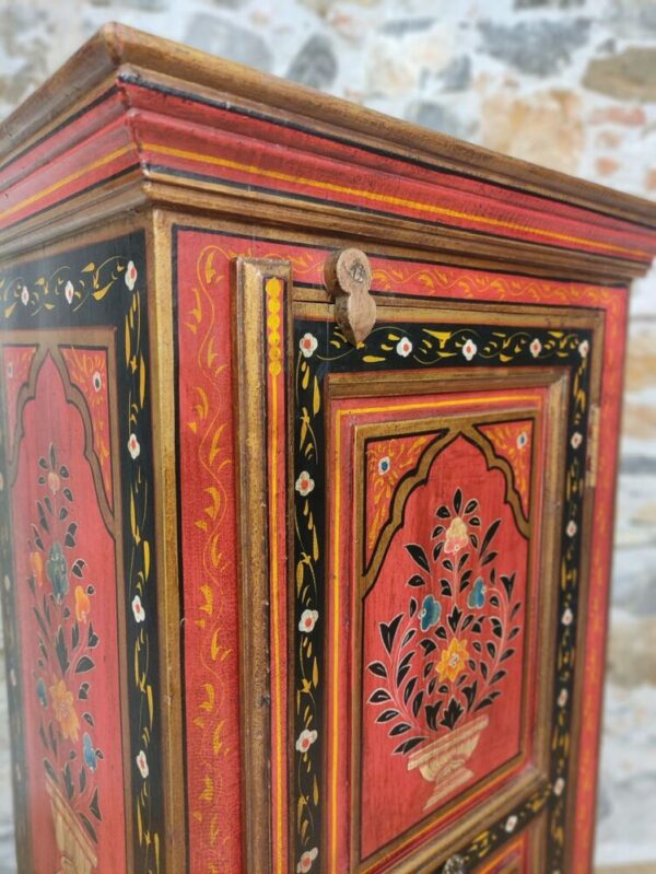 MOBILETTO COLONNA ROSSO A FIORI - immagine 5