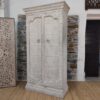 armadio bianco indiano decorato artigianalmente