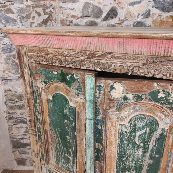 ARMADIETTO COLORATO INDIANO RUSTICO - immagine 6