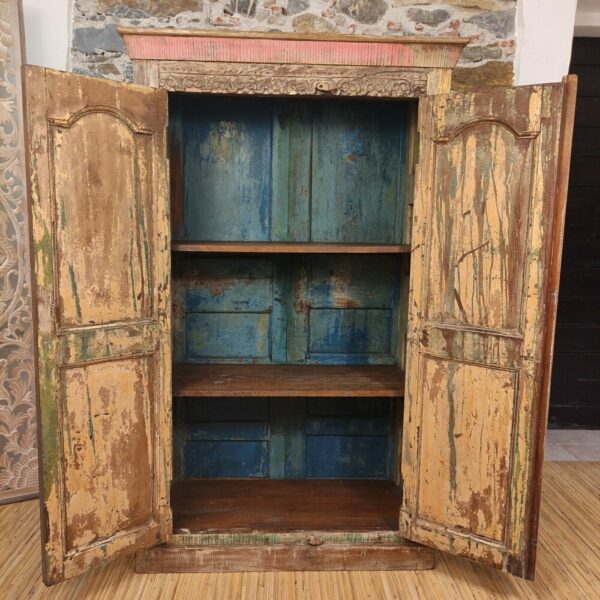 ARMADIETTO COLORATO INDIANO RUSTICO - immagine 2