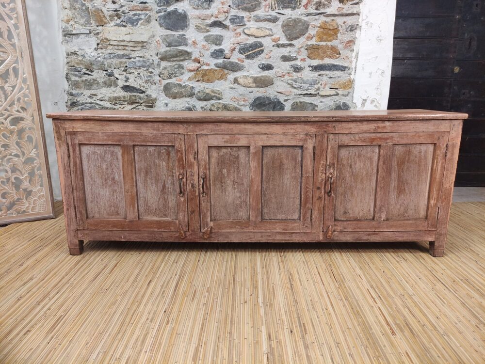 mobile porta tv indiano vintage decorato